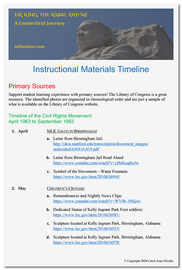 Instructional Materials Timeline